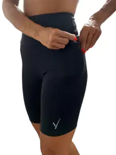 Bermuda | Tecido de Compressão Emana Preto - loja online