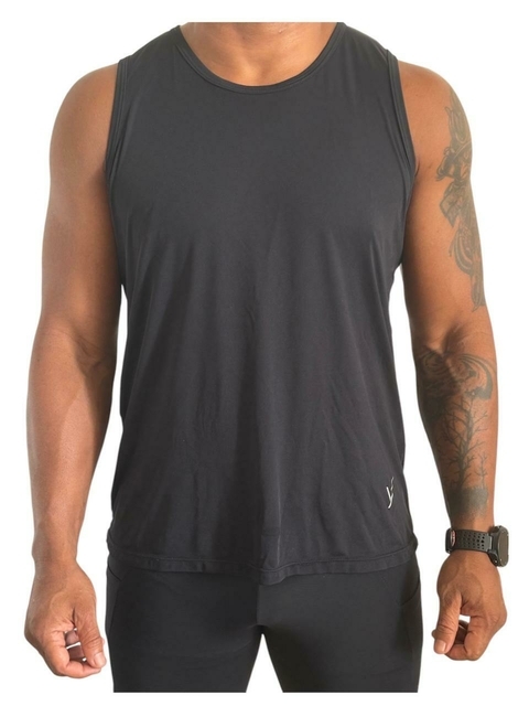 Regata Masculina Básica Preta - comprar online