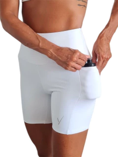 Short Fast 2 Bolsos | Tecido de Compressão Emana Branco na internet