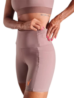 Short Fast 6 Bolsos | Tecido de Compressão Emana Creme de Avelã na internet
