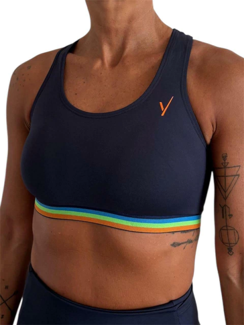 Top Nadador com Elástico | Tecido de Compressão Emana Marinho - comprar online