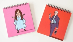 LIBRETAS COMPAÑERAS "CRISTINA Y NESTOR" PACK X 2 POR COSTHANZO
