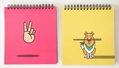 LIBRETAS COMPAÑERAS " DYLAN + VICTORIA" PACK X 2 POR COSTHANZO