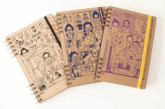 PACK X 3 CUADERNOS COLECCIÓN "FRIENDS, THE OFFICE, SEINFELD" POR COSTHANZO