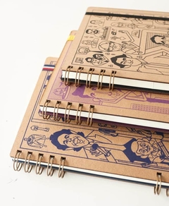 PACK X 3 CUADERNOS COLECCIÓN "FRIENDS, THE OFFICE, SEINFELD" POR COSTHANZO en internet