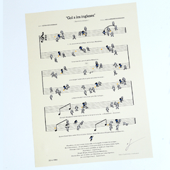 POSTER "GOL A LOS INGLESES" POR COSTHANZO