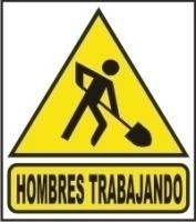 CARTEL ALTO IMPACTO  28 X 22 CM LINEA ADVERTENCIA 208