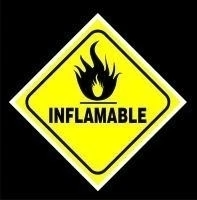 CARTEL ALTO IMPACTO 30 X 30 CM LINEA INCENDIO 313