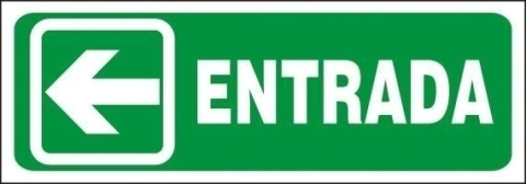 CARTEL ALTO IMPACTO 14 X 41 CM LINEA EVACUACION 618