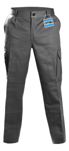 OMBU PANTALON CON BOLSILLO CARGO PORTA CELULAR GRIS - comprar online