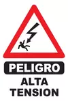 CARTEL CORRUGADO 50 X 70 CM 1415 PELIGRO ALTA TENSION