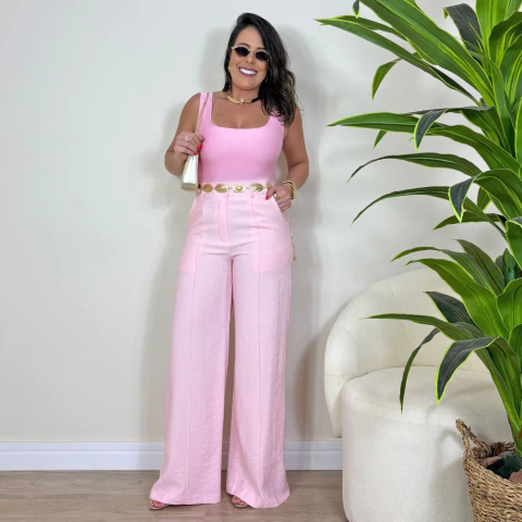 Calça Feminina Pantalona Ariana na internet