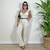 Cropped Linho Acqua Manu - comprar online