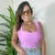 Cropped Mary Essencial Decote Quadrado - Fina Mulher | Moda Feminina