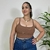 Cropped Canelado Alana Essencial - loja online