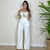Cropped Corselet Estampado TQC Beatriz - comprar online