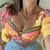 Cropped Estampado Lastex Buzios - loja online