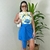 Cropped Estampado Gola Alta Bahamas