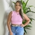Cropped Canelado Babado Essencial - comprar online