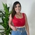 Cropped Corselet Canelado Essencial - Fina Mulher | Moda Feminina