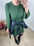 Vestido Curto Pricila Verde - Fina Mulher | Moda Feminina