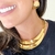 Chocker Miami Dourado - Fina Mulher | Moda Feminina