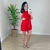 Vestido Micaela Vermelho - Fina Mulher | Moda Feminina