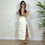 Saia Jeans Midi Paola Fina Mulher - comprar online