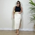 Saia Jeans Midi Paola Fina Mulher