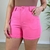 Short Alfaiataria Isla Fina Mulher Rosa