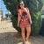 Vestido Estampado Tropical na internet