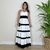 Vestido Longo Bicolor Charlotte B/P na internet