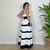 Vestido Longo Bicolor Charlotte B/P - comprar online