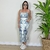 Vestido Midi Estampado Monalisa - loja online