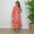 Vestido Listrado Maly Vermelho - loja online