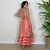 Vestido Listrado Maly Vermelho - comprar online