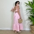 Vestido Listrado Maly Rosa - comprar online