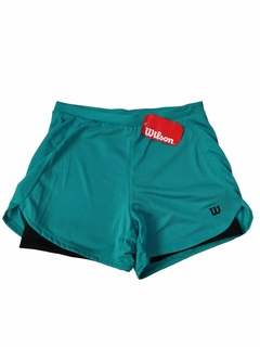 SHORT TRAINING WILSON VERDE AGUA - comprar online