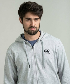 BUZO CAMPERA FRISA CON CAPUCHA CANTERBURY 2025 GRIS en internet