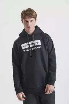 BUZO CANGURO FRISA NEW ZEALAND CANTERBURY NEGRO - comprar online