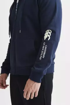 BUZO CAMPERA FRISA ESTAMPADA CANTERBURY 2025 NEGRO - comprar online