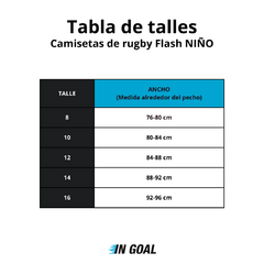 CAMISETA DE RUGBY COMERCIAL RUGBY CLUB FLASH - comprar online