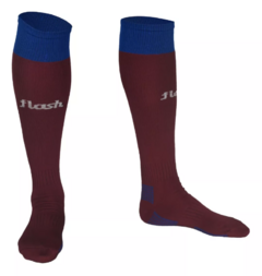 MEDIAS DE RUGBY FLASH BORDO Y AZUL