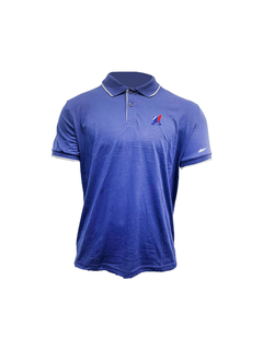 CHOMBA POLO TEAM JERSEY FLASH AZUL PUEYRREDON