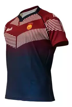 CAMISETA DE RUGBY FLASH URBA ALTERNATIVA BORDÓ - In Goal Tienda