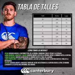 REMERA ALGODON CANTERBURY KIWI BORDÓ EMBROIDERY TEE BLANCA - In Goal Tienda