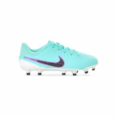 BOTINES DE RUGBY INFANTIL NIKE JR LEGEND 10 ACADEMY FG/MG TURQUESA - comprar online