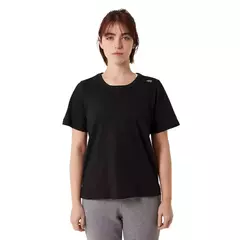 REMERA ALGODON ADIKA MUJER NEGRA VLACK - comprar online