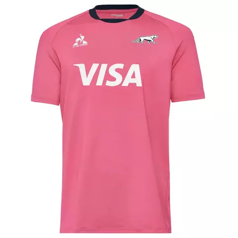 CAMISETA DE RUGBY LE COQ SPORTIF LOS PUMAS ENTRENAMIENTO FUCSIA - LTN0224203