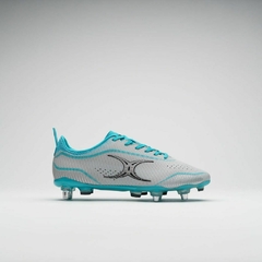 BOTINES DE RUGBY GILBERT CAGE PRO PACE 6 STUD (ALUMINIO - BACKS) - comprar online